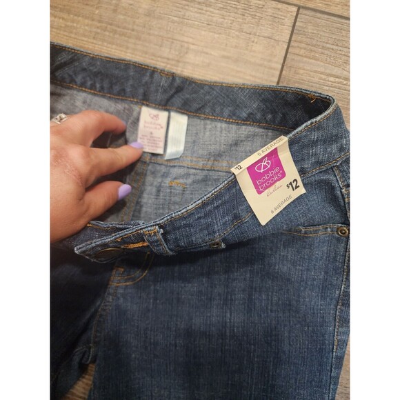 Bobbie Brooks Women's Jeans Sz 6 Average 30 X 31 Stretch Blue Denim NWT - Picture 4 of 6